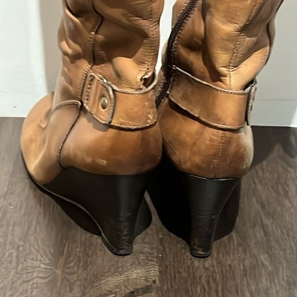 Women’s Call It Spring Women Boots Size 7 tan/brown- below the knee wedge - Picture 6 of 9